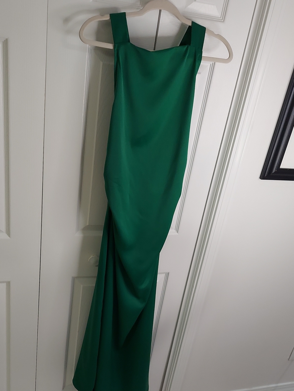 Commense Dress, New!Size L, Emerald Green, Halter - Picture 4 of 11